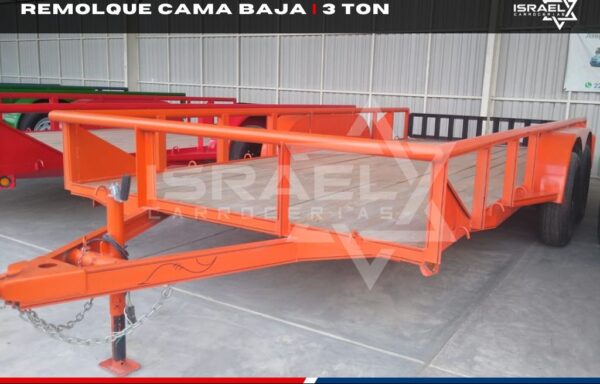 REMOLQUE CAMA BAJA | 3 TON
