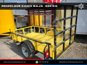 REMOLQUE CAMA BAJA - 800 KG (AMARILLO B)