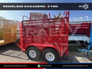 REMOLQUE GANADERO 3 TON