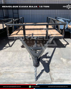 RM-CB1.5T-0002- REMOLQUE CAMA BAJA 1,500 KG