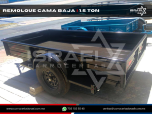 RM-CB1.5T-0004- REMOLQUE CAMA BAJA 1,500 KG