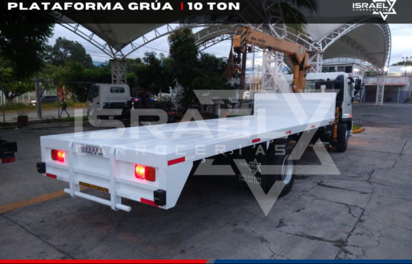 PLATAFORMA CON GRÚA | 10 TON