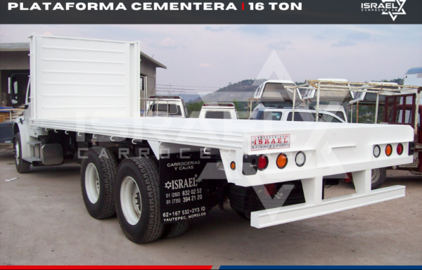 PLATAFORMA CEMENTERA 16 TON