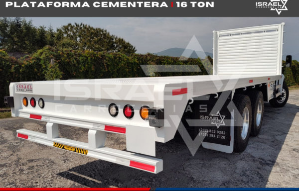 PLATAFORMA CEMENTERA | 16 TON