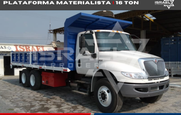 PLATAFORMA MATERIALISTA CON SISTEMA HIDRÁULICO | 16 TON