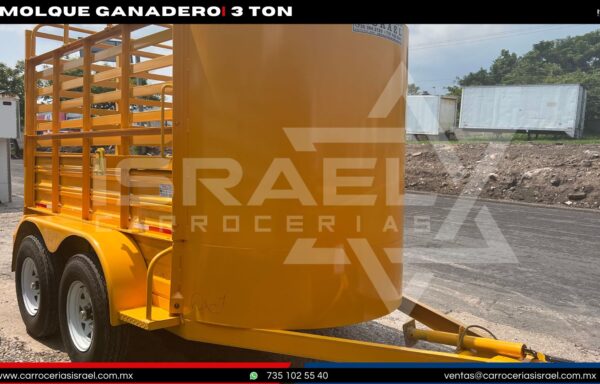 REMOLQUE GANADERO 3 TONELADAS