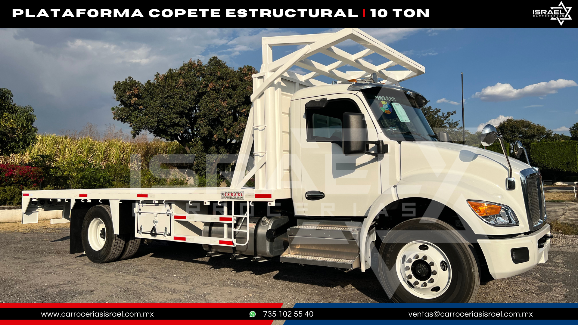 Plataforma copete estructural 10 TON