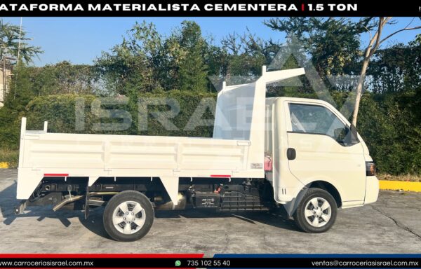 PLATAFORMA MATERIALISTA CEMENTERA 1.5 TONELADAS