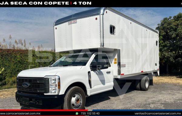 CAJA SECA CON COPETE 4 TONELADAS