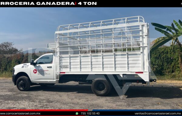 CARROCERIA GANADERA 4 TONELADAS