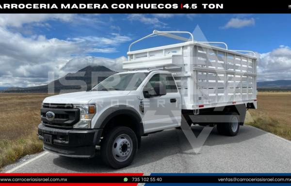 CARROCERIA MADERA CON HUECOS 4.5 TONELADAS