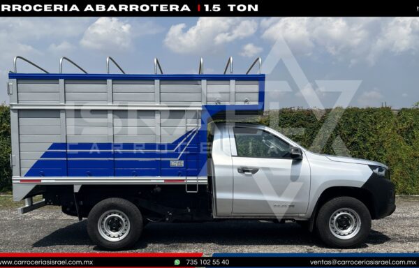 CARROCERIA ABARROTERA 1.5 TONELADAS