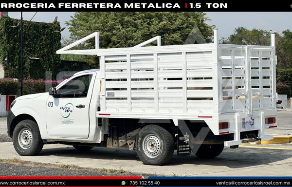 CARROCERIA FERRETERA METALICA 1.5 TONELADAS