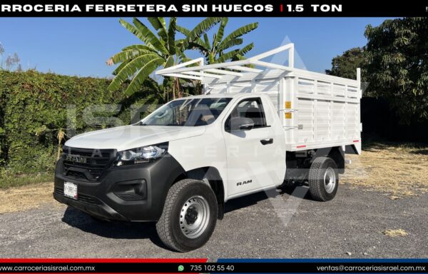 CARROCERIA FERRETERA METALICA SIN HUECOS 1.5 TONELADAS