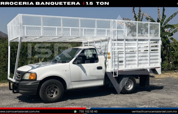 CARROCERIA BANQUETERA 1.5TONELADAS