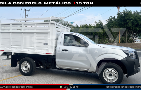 REDILA DE MADERA CERRADA CON ZOCLO METÁLICO | 1.5 TON