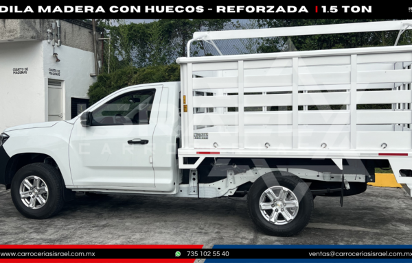 REFORZADA – REDILA DE MADERA CON HUECOS | 1.5 TON