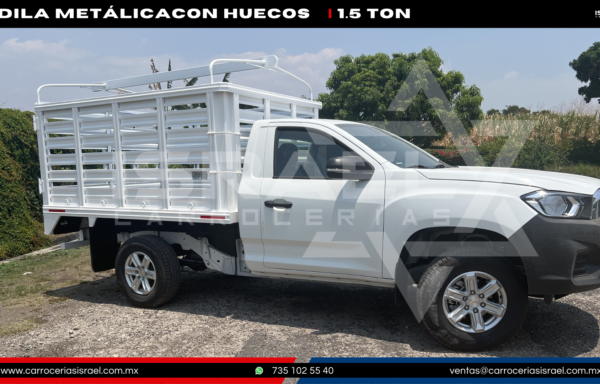 REDILA METÁLICA CON HUECOS | 1.5 TON