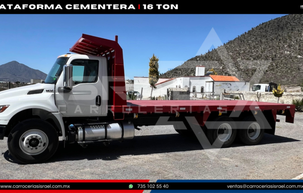 PLATAFORMA CEMENTERA 16 TONELADAS