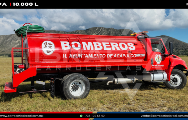 PIPA 10,000L ESPECIAL BOMBEROS