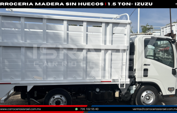 CARROCERA MADERA SIN HUECOS 1.5 TONELADAS
