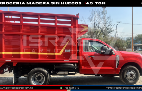 CARROCERIA MADERA SIN HUECOS 4.5 TON