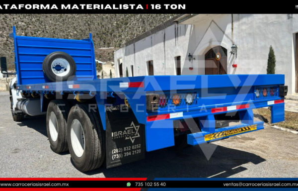 PLATAFORMA MATERIALISTA 16 TONELADAS