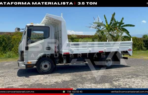 PLATAFORMA MATERIALISTA 3.5 TONELADAS