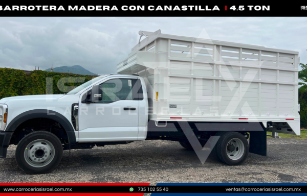 ABARROTERA DE MADERA CON CANASTILLA   | 4.5 TON